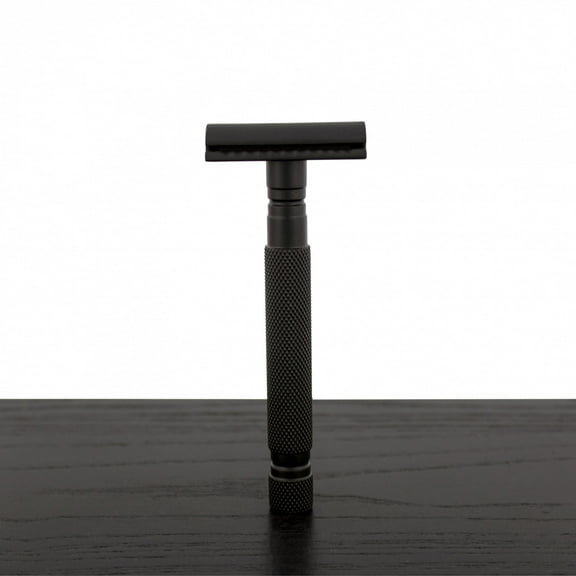 WCS Midnight Collection Razor 78B, Black Stainless Steel Closed Comb-Open Comb