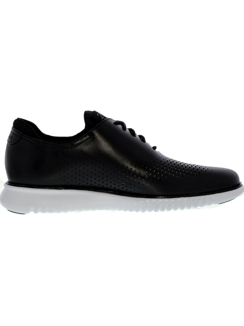 Cole Haan Men's 2 Zerogrand Laser Wing Black Leather / White