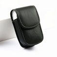 thumbnail image 4 of Estuche para cinturón de uso horizontal Estuche retro de cuero de primera capa para gafas Estuche para gafas de presbicia portátil para hombres y mujeres Estuche real Estuche plegable con espejo de, 4 of 5
