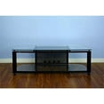 thumbnail image 5 of VTI Manufacturing HGR60S Silver Oval Poles 2 Clear Glass 60 in Plasma DLP TV Stand, 5 of 6