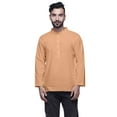 thumbnail image 1 of Atasi Indian Short Kurta For Boys Chinese Collar Button Down Casual Clothing, 1 of 6