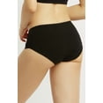 thumbnail image 3 of Sofra Women's Soft Breathable Cotton Bikini Brief Panties, Pack of 6 L, LP1483CK, 3 of 3