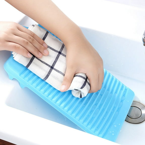 unbranded  Washboard Hand Washboards for Clothes Manual Washing Handheld Blue