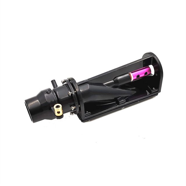 Metal RC Boat Water Jet Pump 6-12V Detachable Thruster Decorative Modification Sprayer Component Supplies Replacement Part Black