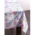 thumbnail image 3 of Floral Love 100% Cotton Tablecloth for Kitchen Dining | Tabletop | Decoration | Parties | Weddings | Spring/Summer (Square, 60 Inch by 60 Inch), 3 of 8