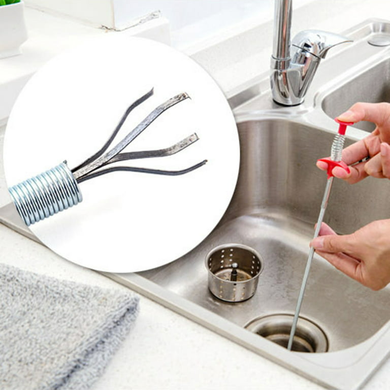 Cheers.US Flexible Grabber Pickup Tool, Extra Long Retractable Claw  Retriever Stick, Snake & Cable Aid, Use to Grab Trash & a Drain Auger to  Unclog Hair from Drains, Sink, Toilet & Clean