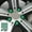 Green, variant on Qiopertar Diamond Studded Wheel Hub Nut Covers, Car Tire Screw Cap Decorative Covers, Scratch Proof Rust Prevention Plastic Hub Caps for Automotive Modification, Gold