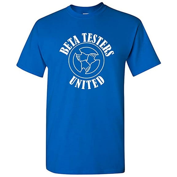 RedBarn Beta Testers United Novelty Sarcastic Funny Mens Graphic T Shirts