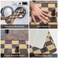 thumbnail image 3 of Honeii Chess Board With Pawns Pattern Door Mat, Welcome Door Mats Outdoor Indoor, Stain and Fade Resistant, Non-Slip Entry Matfor Bedroom, Bathroom, Kitchen, 3 of 7
