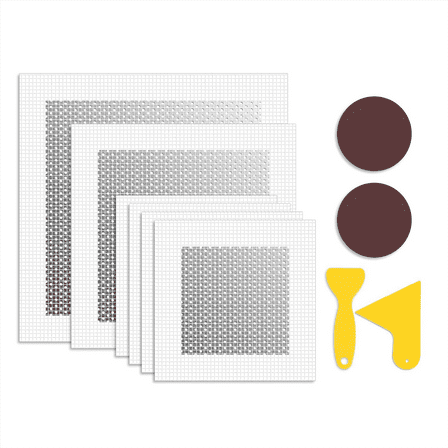 Drywall Repairs Kit, 6 Pieces Wall Patch Kits, 4/6/8 Inch Dry Wall Hole Repair Patch Metal Patch, Extended Self-Adhesive