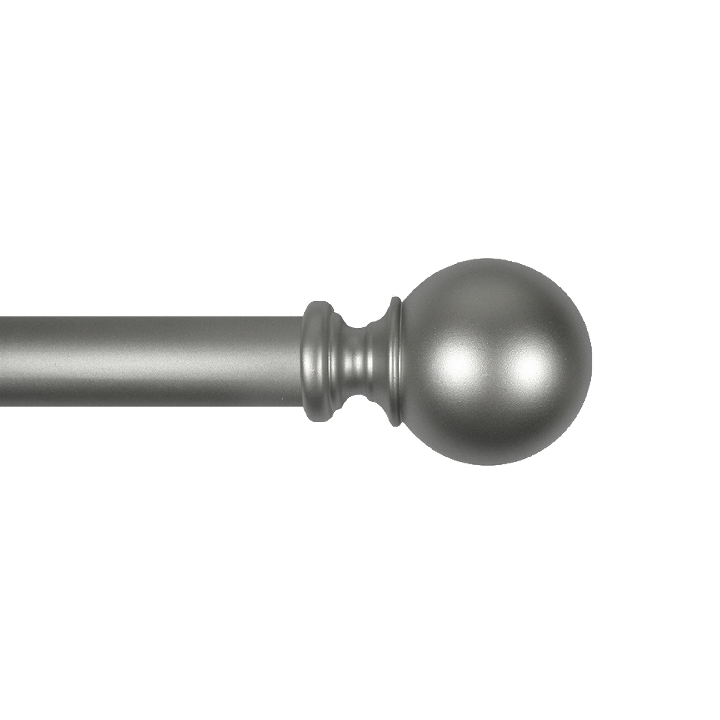 Mainstays 1 Diameter Decorative Curtain Rod With Ball Finial Mainstays 1 Diameter Decorative Curtain Rod With Ball Finial Com