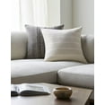thumbnail image 2 of Livabliss x Becki Owens Mindy Modern Accent Pillow, 22"L x 22"W, Cream, 2 of 5
