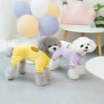 thumbnail image 5 of CICRKHB Small Dog Sweater Dog Clothes Fleece Teddy Small Dog Clothing Fruit Four Legged Fleece Pet Clothing Pet Supplies Yellow, 5 of 8