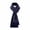 Blue Lattice, variant on Men’s Brushed Silk Scarf, 100% Mulberry Silk Dual-Sided Satin & Brushed 14"x69", Breathable Luxury Long Scarves