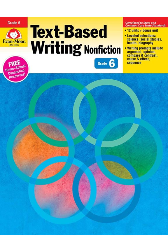 Pre-Owned Evan-Moor Text-Based Writing, Grade 6 Teacher Resource