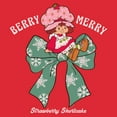 thumbnail image 2 of Mens Strawberry Shortcake Berry Merry Green Bow T Shirt, 2 of 5