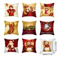 thumbnail image 2 of Inteprter Feliz Navidad Linda almohada funda de cojín decoración funda de almohada adorno de fiesta feliz fundas de almohadas para sala de estar Kits de decoración para fiestas Tipo 2 Inteprter HA069222-02B, 2 of 6