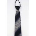 thumbnail image 2 of SURJDE Men's Boy's Zipper Tie Business Wedding Solid Checks Striped Designer Necktie, 2 of 5