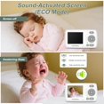 thumbnail image 4 of Monitor para bebé HelloBaby 2,4" 3 cámaras de largo alcance, 4 of 8
