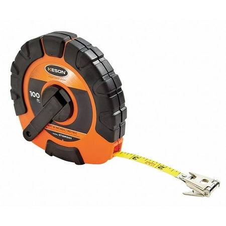 

Keson Tape Measure 3/8 In x 100 ft/30m Orange ST18M100Y
