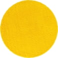 thumbnail image 2 of Rugs.com Solid Shag Collection Rug – 4 Ft Round Tuscan Sun Yellow Shag Rug Perfect For Kitchens, Dining Rooms, 2 of 9