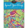 Cra-Z-Art Timeless Creations Premium Quality Adult Coloring Book, Spread Your Wings