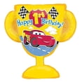 thumbnail image 4 of Cars Party Supplies 1st Birthday Balloon Decorations Lightning McQueen and Cruz Ramirez 18 piece Trophy Bouquet, 4 of 9