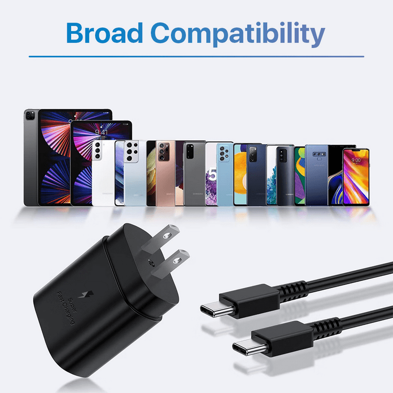 Câble USB C Zwart 30 CM adapté pour Samsung S8, S9, S10, S20, S21, S22 Plus  & Ultra - | bol