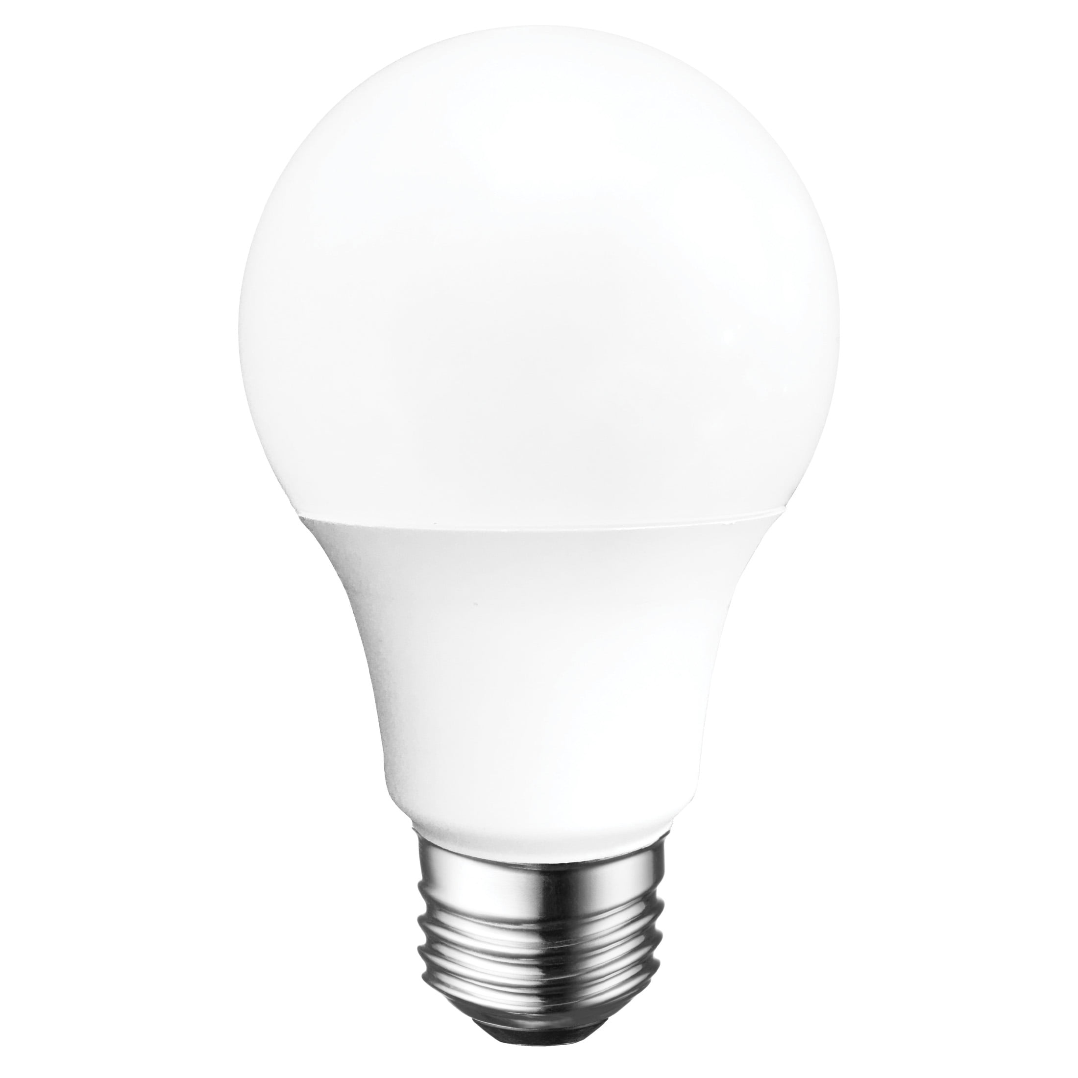 Great Value LED Light Bulb, 9 Watts (60W Equivalent) A19 General Purpose Lamp E26 Medium Base, Non-dimmable, Soft White, 9yr, 1PK
