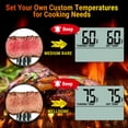 thumbnail image 4 of Termómetro digital para carne ThermoPro TP16 LCD con temporizador y sonda, 4 of 8