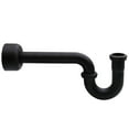 thumbnail image 7 of Westbrass Console Sink Supply Line Kit with P-Trap, Flanges and Cross Handles, Matte Black (10-Pack), 7 of 7