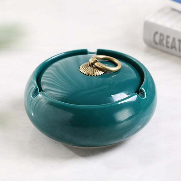 Sunaei Office Craft Stationery 2023 Design Ashtray Creatives Luxury Custom Ash Tray for Home Accessories Ceramic Ashtray with Lid Ceramic Ashtray