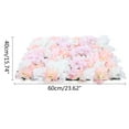thumbnail image 4 of Miumaeov Artificial Silk Flower Wall Panel, Flower Backdrop Panels for Wedding, Party, Photography Venue (8pcs), 4 of 13