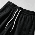 thumbnail image 3 of Akmaiox Wide Leg Sweatpants for Women, Plus Size Drawstring Waist Workout Joggers with Pockets, Casual Comfy Outdoor Hiking Pants, 3 of 7