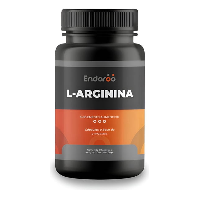 L Arginina - 60 Cápsulas De 500 Mg De L Arginina Sin Sabor