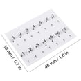 thumbnail image 2 of Yazoeia Life Piano Stickers for 88 Key Keyboards Removable Complete Notes with Numbers Transparent and Colorful CJC912-146098, 2 of 9