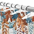 thumbnail image 6 of Shower Curtain 72"W x 72"L Pumpkins Thanksgiving Autumn Leaves Fabric Shower Curtains Set with Hooks Water Repellent Bathroom Curtains Machine Washable Bathroom Accessories, 6 of 6