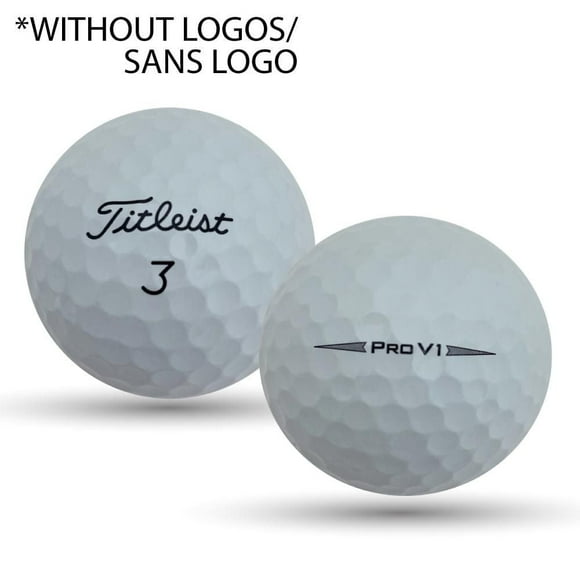 Mulligan - 36 balles de golf récupérées Titleist Pro V1 2020 5A Pristine, Blanc