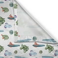 thumbnail image 3 of Ambesonne Cactus Kitchen Curtains, Watercolor Succulents Art, 55"x39", Pale Teal and Laurel Green, 3 of 3