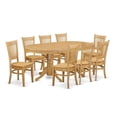 thumbnail image 4 of FurniFact Elegant 9-Piece Dining Table Set – Solid Wood Dining Table for 8, 4 of 5