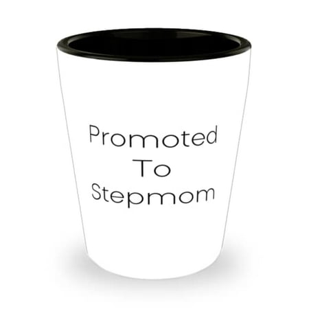 

Unique Stepmom Shot Glass Promoted To Stepmom Cool for Mother Mother s Day