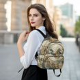 thumbnail image 6 of JIALIOU Mini Backpack Purse for Women Quilted Casual Daypack Small Travel Shoulder Bag, Eagle Clouds Feather, 6 of 7