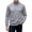 Gray, variant on TKKCS Mens Mock Neck Sweatshirt Regular Fit Pullover Loungewear Long Sleeve Casual Tops Black XL