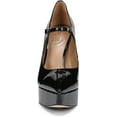 thumbnail image 6 of Sam Edelman Arie Black Patent Stiletto Heel Mary Jane Pointed Toe Fashion Pumps (Black Patent, 8), 6 of 6