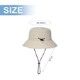 thumbnail image 3 of Un sombrero de pescador impermeable de verano para hombre, sombrero de Montañismo para pesca al aire libre, almacenamiento plegable, color patchwork, gorra con protección solar, 3 of 6