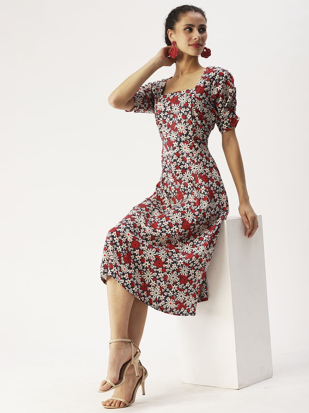 Buy NEW POLY CREPE DRESS FOR WOMEN Online In India At Discounted Prices