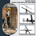 thumbnail image 3 of Luku Drywall Lift 16 ft,Drywall Rolling Lifter Panel,150LBS Heavy Duty Sheetrock Lift,Drywall Lifter Panel Hoist Jack with 360° Adjustable Telescopic Arm & 3 Lockable Wheels, 3 of 7