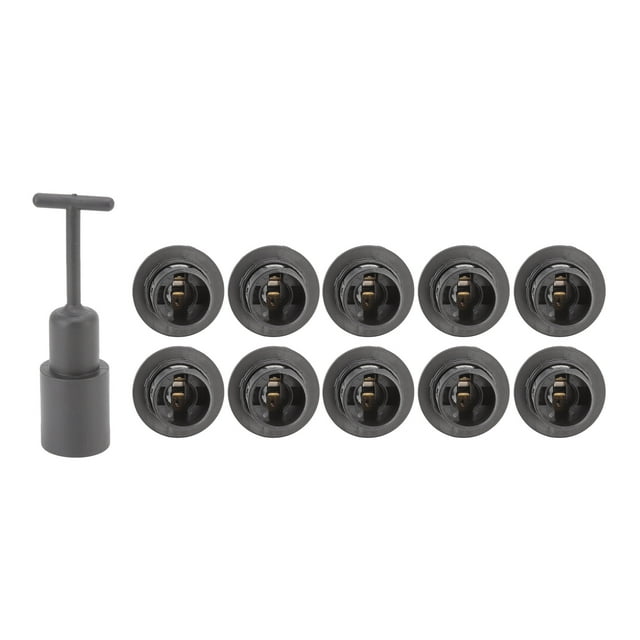 10PCS E14 Lamp Holder Copper Core, High Temperature Resistant Light Socket Base, DIY Installation for Table Lamp, Bed Lamp, Bar Lamp, ABS Material