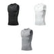 thumbnail image 5 of Guardurnaity Camisetas de compresión de pecho para hombres, adelgazantes y de ajuste cómodo, camiseta de compresión para fitness Camisetas blanco SG, 5 of 6