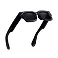 thumbnail image 2 of Gafas de sol EunoiaLens con montura cuadrada UV400 para mujer y hombre, color negro, 2 of 7